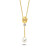 FJF JEWELLERY Halskette - Icon Pearl Ypsilon - FJF0010029YWH