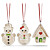 Swarovski Kristall Figuren - Holiday Cheers Lebkuchen Ornament Set - 5701511