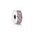 Pandora Charm - Rosafarbener Pavé-Glanz - 791817PCZ