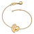 Engelsrufer Armband - Herzflügel - Gold plated - ERB-LILHEARTWING-G