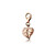 Julie Julsen Charm - Rosé Julie - Blatt - Rosé - JJCH10297.2