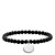 Thomas Sabo Armband - Love Bridge - Schwarz Scheibe - LBA0114-023-11
