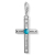 Thomas Sabo Charm - Kreuz Türkis - 1677-878-17