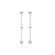 FJF JEWELLERY Ohrringe - Pendel Bella Stars and Balls - FJF0030033SWH