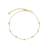 FJF JEWELLERY Fußkette / Fußband - Bella Balls and Stars Footchain - FJF0070005YWH
