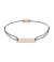 Momentoss Filo Armband - Textil - Lila Grau - Rosé - Eckig - 21200168