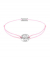 Momentoss Filo Armband - Textil - Babyrosa - rhodiniert - Lebensbaum - 21200936