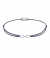 Momentoss Filo Armband - Textil - Blau Grau - Silber - 21201728