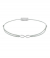 Momentoss Filo Armband - Textil - Grau - Silber - Infinity - 21201730