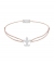 Momentoss Filo Armband - Textil - Beige - Lilie Silber rhodiniert - 21202678