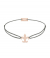 Momentoss Filo Armband - Textil - Dunkelgrau - Lilie Rosevergoldet - 21202729