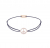 Momentoss Filo Armband - Textil - Lila - rosevergoldet - Peace - 21204092