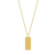 Momentoss Filo Halskette - Gravurplatte rechteck - 21700057