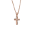 Auranto Collier - Silbercollier Kreuz rose - M262094