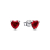 Red Heart - 292549C01 Ohrstecker von Pandora