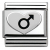 Nomination Classic - Composable Classic oxidiert - Herz Symbol Mann - 330101/07