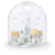HOLIDAY MAGIC:BELL JAR WINTER VILLAGE - 5597141 Kristall Figuren von Swarovski