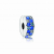 Blauer Pavé Glanz Clip - 791817NSBMX Charm von Pandora