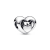 Openwork Heart & Script - 792512C00 Charm von Pandora