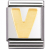Nomination BIG - BUCHSTABE Edelstahl und 18K-Gold (V)