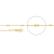 Der Kettenmacher Halskette - Ankerkette Ovaline Diamantiert Gold - A4G