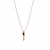 Alisia Halskette - AL1401-Rosato-Agatanera