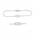Best of Diamonds Armband - B153/WG