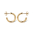 Jeberg Ohrringe - Powerful hoops-gold - 51790