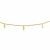 Maja Emulto Armband - Crossing Star - EL00020.BR.YG