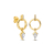 FJF JEWELLERY Ohrringe - Classic Kite - FJF0030039YWH