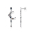Thomas Sabo Ohrringe - Royalty Mond mit Steine - H2200-945-7