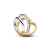 Pandora Charm - Bicolor Stiefmutter Verschlungene Herzen - 763244C00