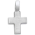 Schneider Basic Anhänger - Weißgold – Kreuz – TG34