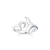 Thomas Sabo Ring - Schwanzflosse - TR2385-644-1