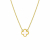 Maja Emulto Halskette - White Clover - EL0003.NE.YG.W