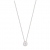 XENOX Collier - Silver Circle Zargenfassung - XS7282