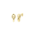 XENOX Ohrringe - Duo Knot - XS91712G
