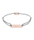 Momentoss Filo Armband - Textil - Lila Grau - Rosé - Eckig - 21200168
