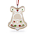 Swarovski Kristall Figuren - Holiday Cheers Lebkuchen Glocke Ornament - 5681580