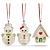 Swarovski Kristall Figuren - Holiday Cheers Lebkuchen Ornament Set - 5701511