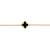 Maja Emulto Armband - Black Clover - EL0004.BR.YG.B