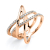 DiamondGroup Ring - Brillant Rosegold 750 - c42-11890