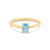 Maja Emulto Ring - Celestial Azure - EL00137.RG.YG.BT