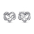 Pandora Ohrstecker - Infinity Heart - 292667C01