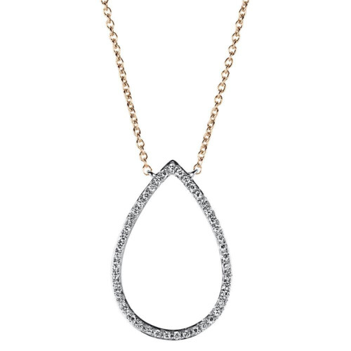DiamondGroup Collier - Brillant Weißgold Rosegold 585 - 4A407RW4-1