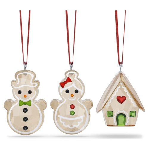Swarovski Kristall Figuren - Holiday Cheers Lebkuchen Ornament Set - 5701511