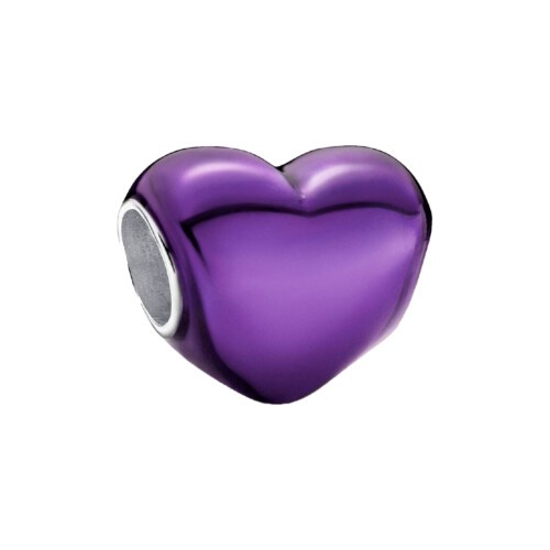 Pandora Charm - Violettes Metallic-Herz - 793337C01
