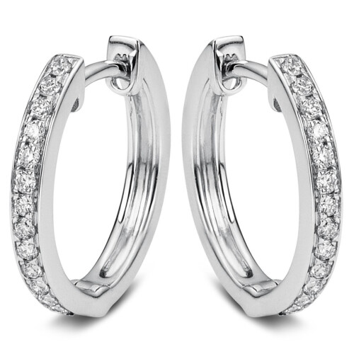 DiamondGroup Creolen - Brillant Weißgold 750 - 96-10038