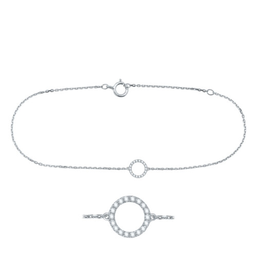 Best of Diamonds Armband - BRILLANT WEISSGOLD 585 - B064/WG
