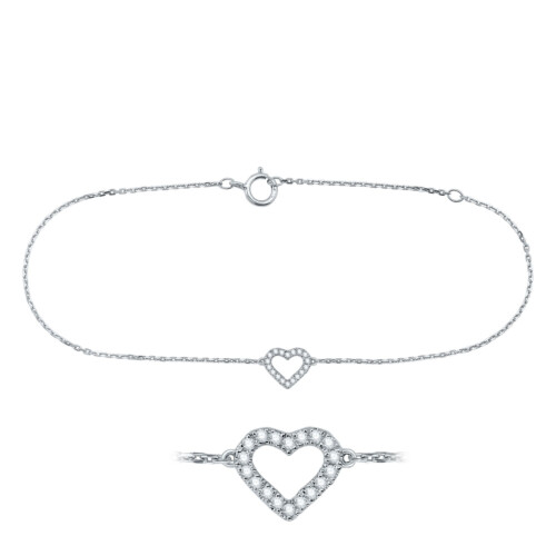 Best of Diamonds Armband - BRILLANT WEISSGOLD 585 - B066/WG